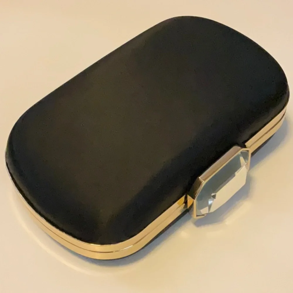 Franchi Evening Silk Clutch Designed In Italy - Picture 5 of 11